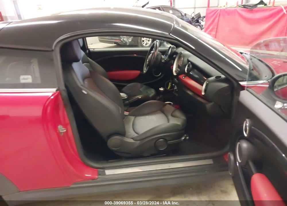 2013 MINI COUPE COOPER S VIN: WMWSX3C56DT408663