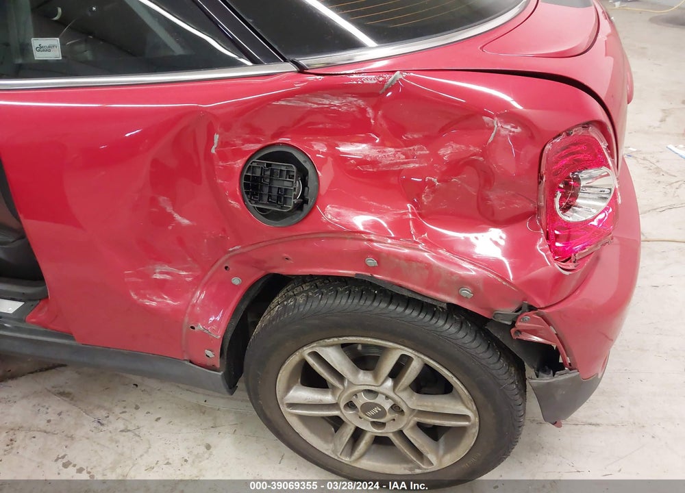 2013 MINI COUPE COOPER S VIN: WMWSX3C56DT408663