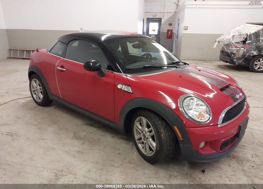 2013 MINI COUPE COOPER S VIN: WMWSX3C56DT408663