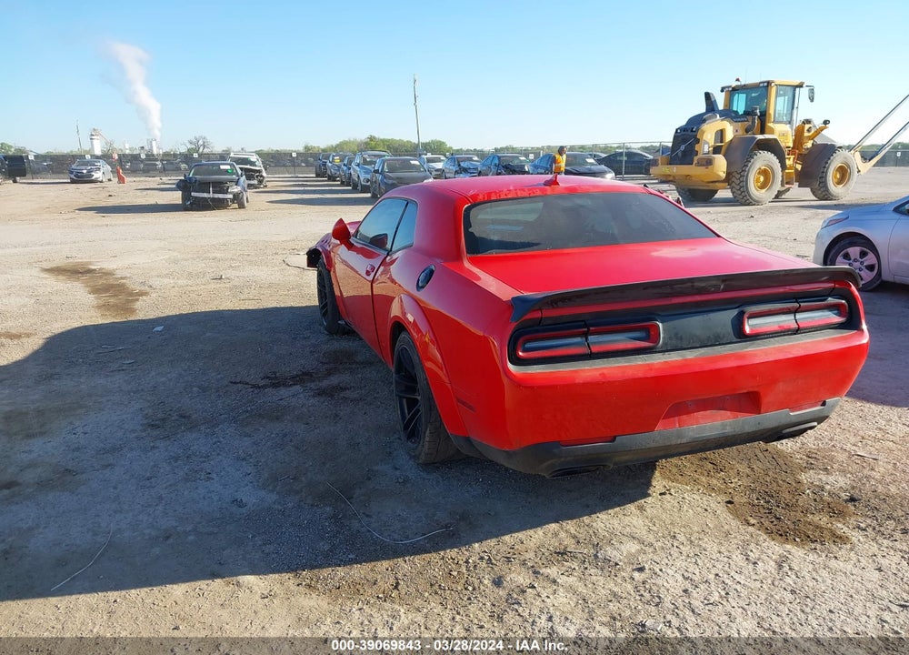 2020 DODGE CHALLENGER SRT HELLCAT REDEYE WIDEBODY VIN: 2C3CDZL91LH131717
