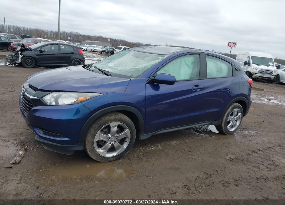 2016 HONDA HR-V LX VIN: 3CZRU6H37GM761784