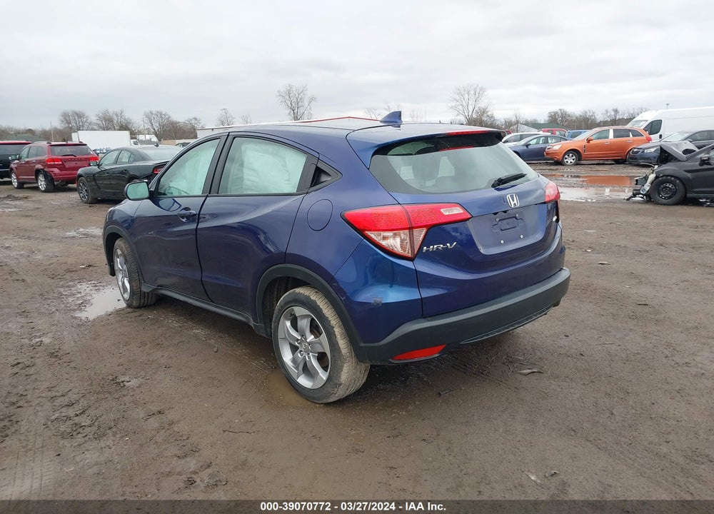 2016 HONDA HR-V LX VIN: 3CZRU6H37GM761784