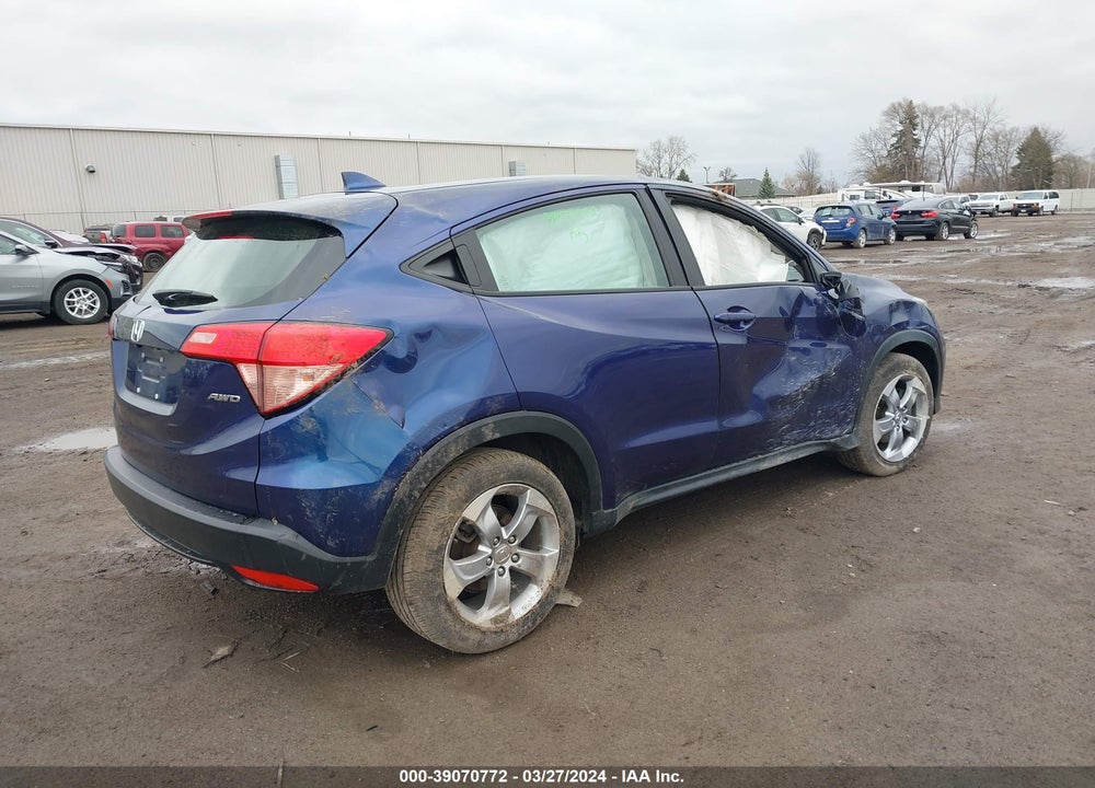 2016 HONDA HR-V LX VIN: 3CZRU6H37GM761784