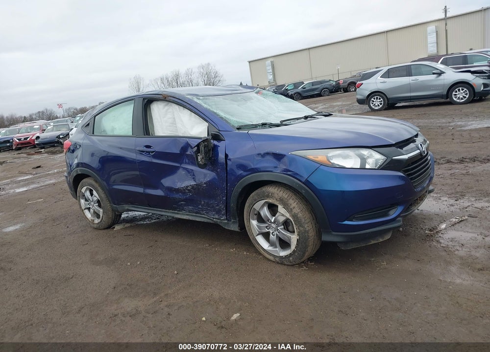 2016 HONDA HR-V LX VIN: 3CZRU6H37GM761784