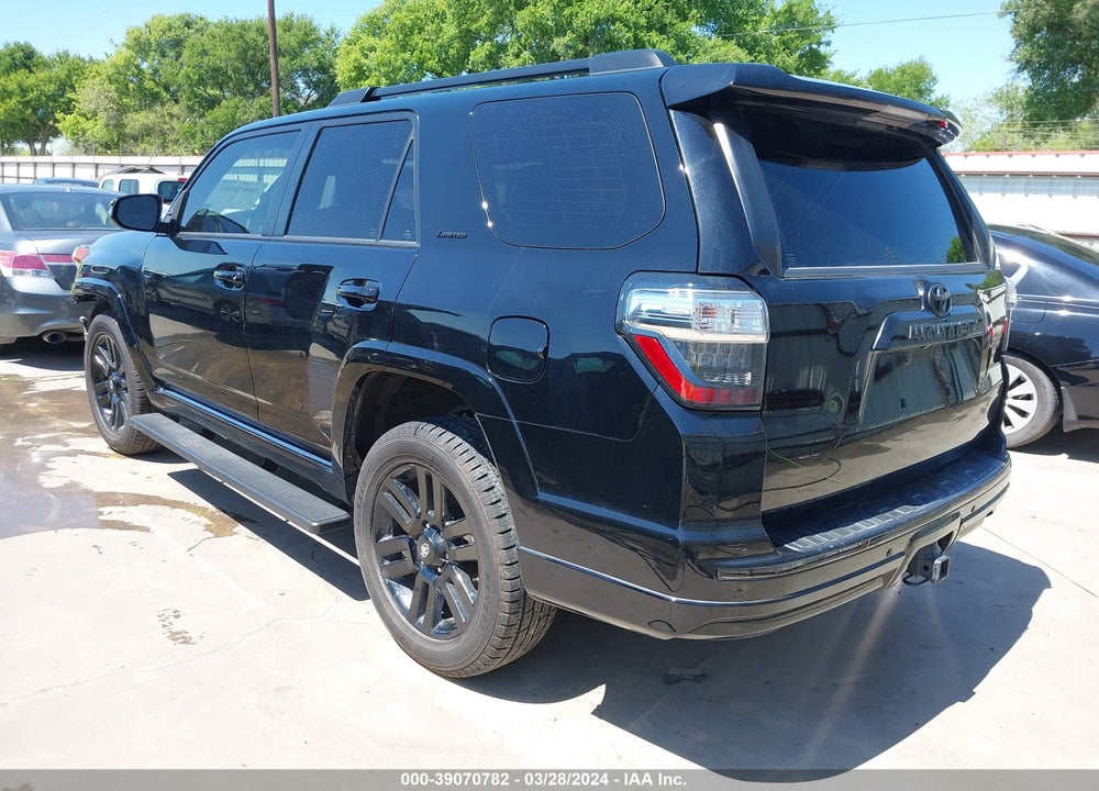 2019 TOYOTA 4RUNNER LIMITED NIGHTSHADE VIN: JTEBU5JR8K5649456