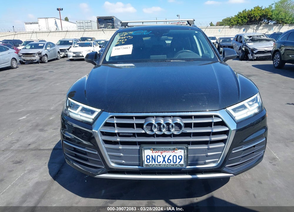2019 AUDI Q5 45 PREMIUM VIN: WA1BNAFY8K2101916