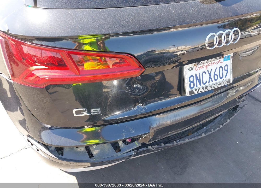 2019 AUDI Q5 45 PREMIUM VIN: WA1BNAFY8K2101916