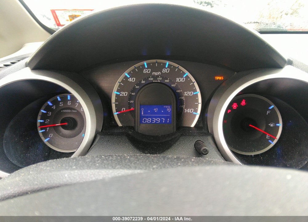 2012 HONDA FIT VIN: JHMGE8H39CS003838