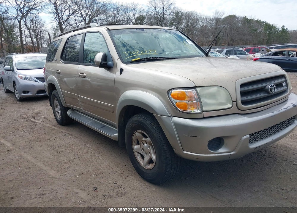 2002 TOYOTA SEQUOIA SR5 V8 VIN: 5TDBT44A62S087493