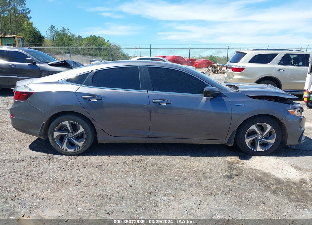 2022 HONDA INSIGHT EX VIN: 19XZE4F5XNE001500