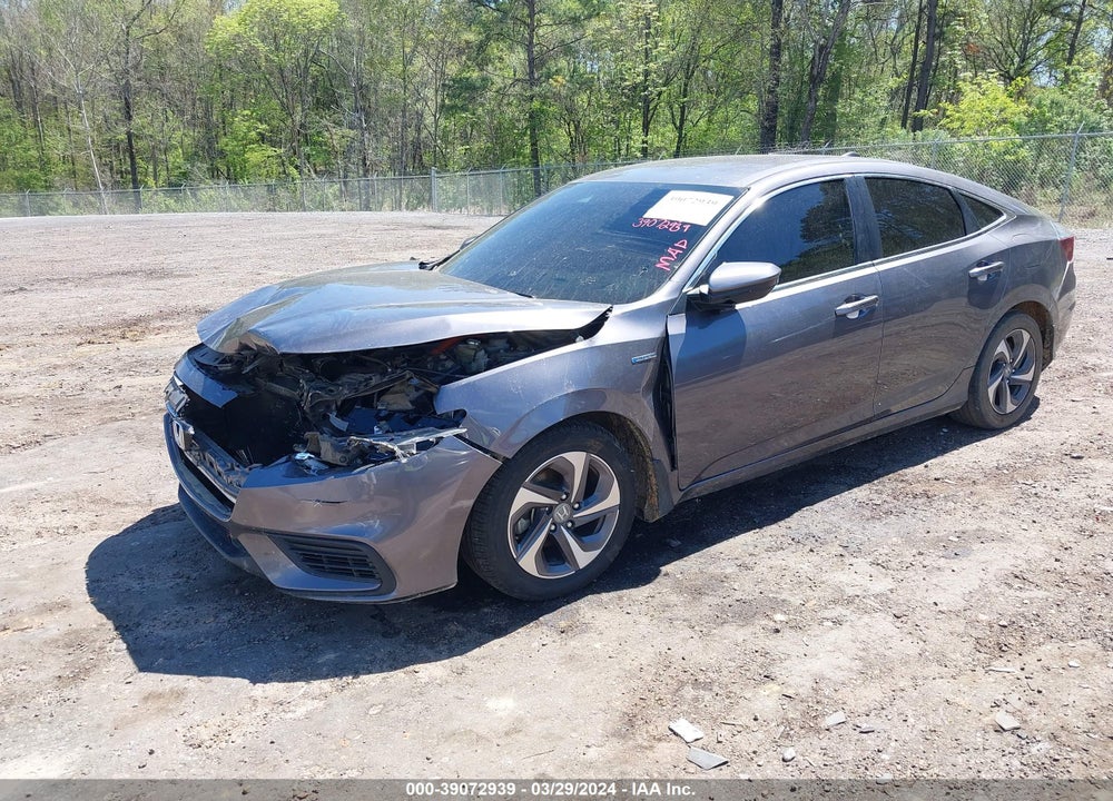 2022 HONDA INSIGHT EX VIN: 19XZE4F5XNE001500