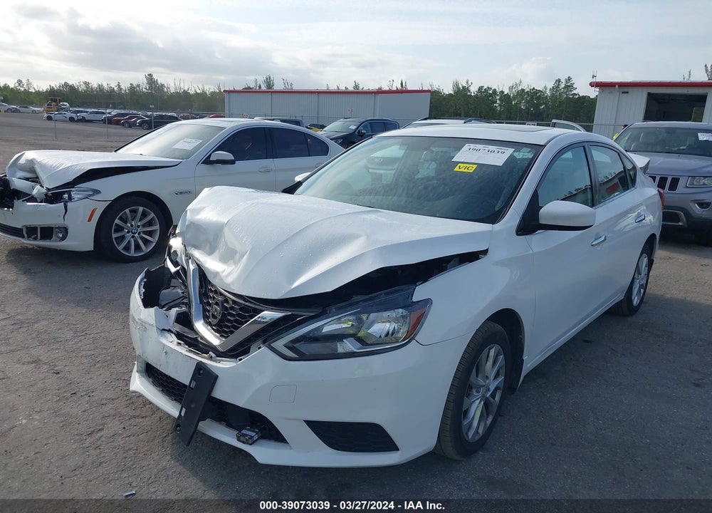 2018 NISSAN SENTRA SV VIN: 3N1AB7AP1JY214685