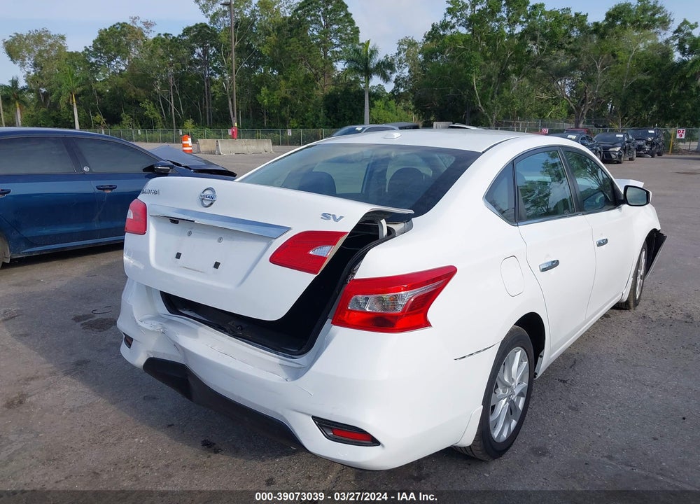 2018 NISSAN SENTRA SV VIN: 3N1AB7AP1JY214685