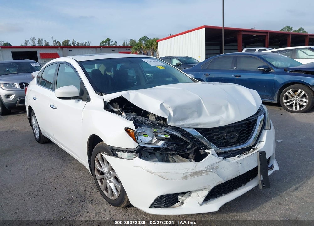 2018 NISSAN SENTRA SV VIN: 3N1AB7AP1JY214685