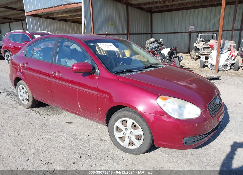 2010 HYUNDAI ACCENT GLS VIN: KMHCN4AC4AU455941