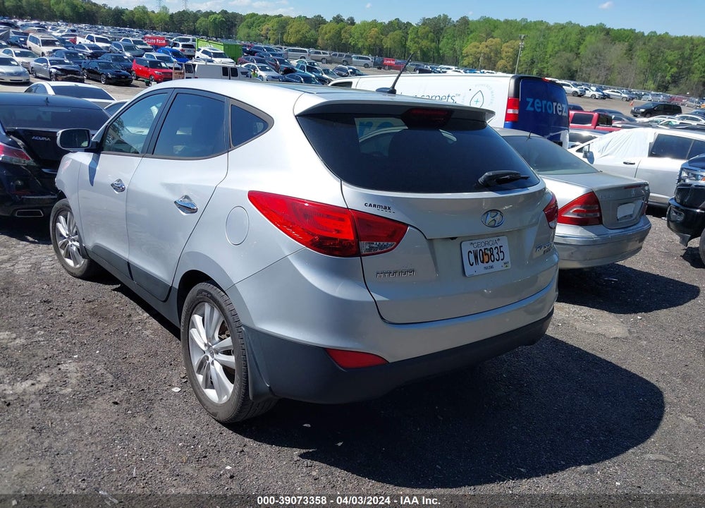 2013 HYUNDAI TUCSON LIMITED VIN: KM8JU3AC6DU595188
