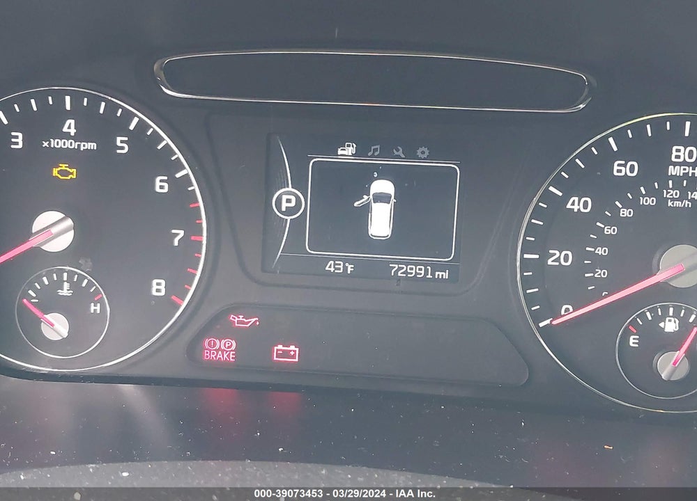 2018 KIA SORENTO 2.4L L VIN: 5XYPG4A34JG427350
