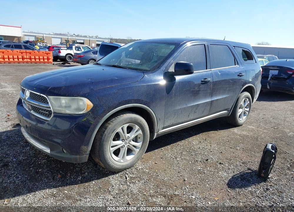 2012 DODGE DURANGO SXT VIN: 1C4RDHAG5CC216810