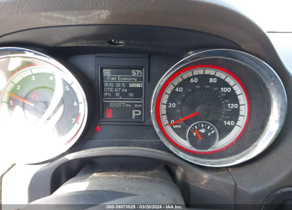 2012 DODGE DURANGO SXT VIN: 1C4RDHAG5CC216810