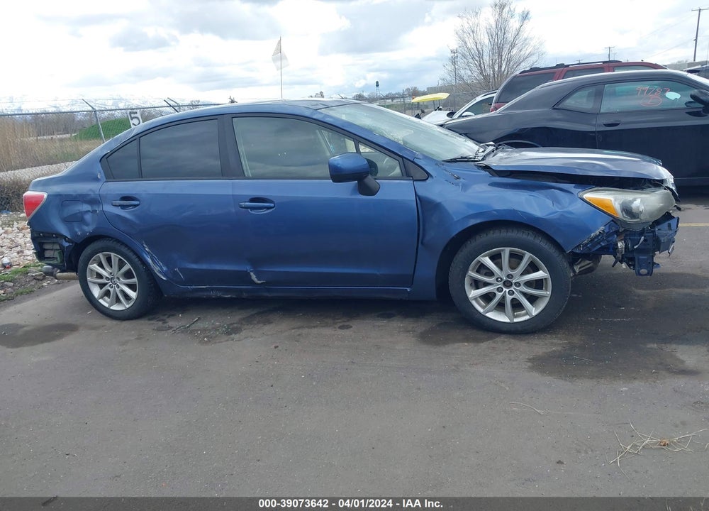 2013 SUBARU IMPREZA 2.0I PREMIUM VIN: JF1GJAC61DH036374