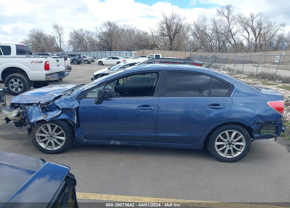 2013 SUBARU IMPREZA 2.0I PREMIUM VIN: JF1GJAC61DH036374