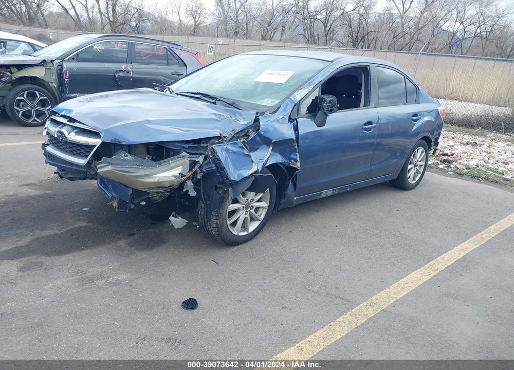 2013 SUBARU IMPREZA 2.0I PREMIUM VIN: JF1GJAC61DH036374