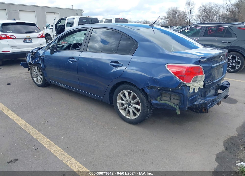 2013 SUBARU IMPREZA 2.0I PREMIUM VIN: JF1GJAC61DH036374