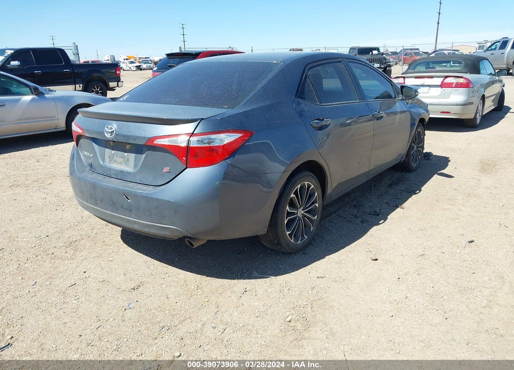 2014 TOYOTA COROLLA S PLUS VIN: 5YFBURHE9EP166550