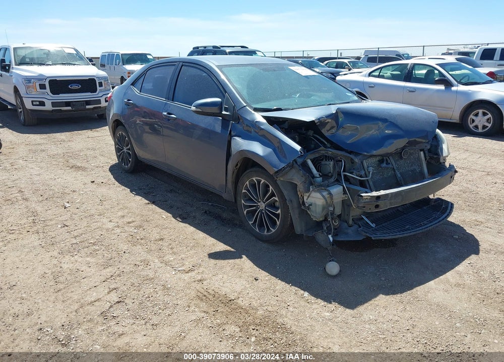 2014 TOYOTA COROLLA S PLUS VIN: 5YFBURHE9EP166550