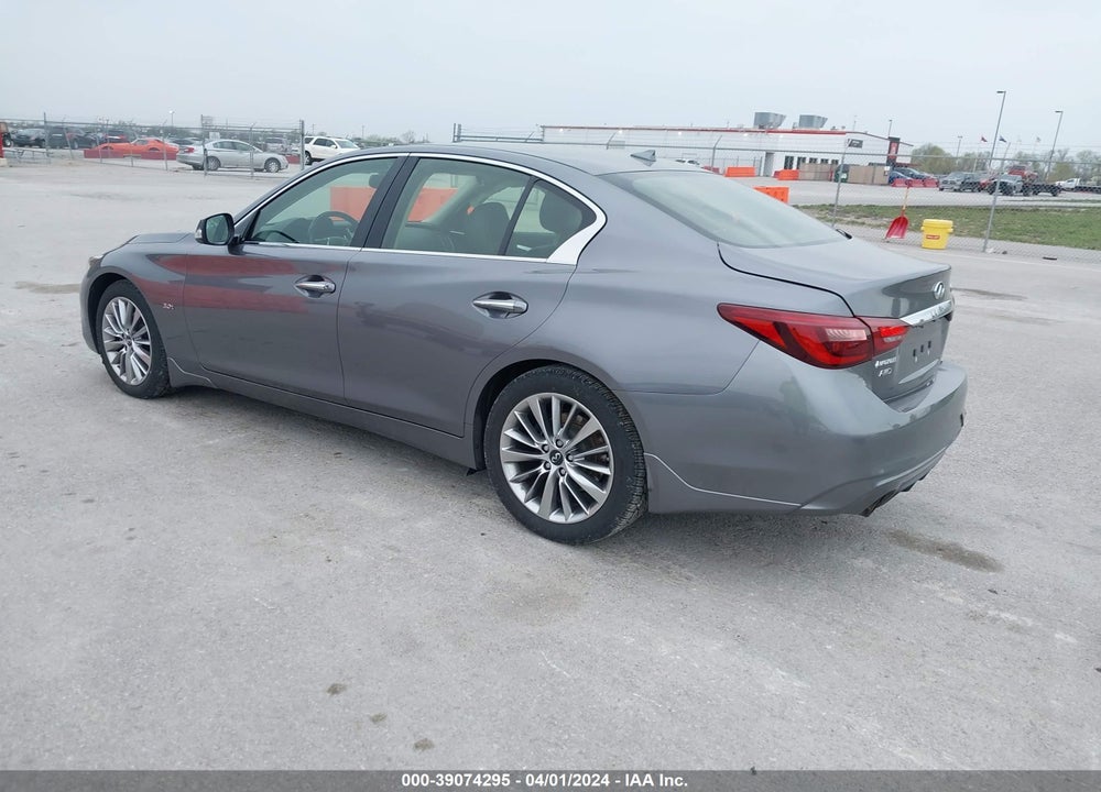 2018 INFINITI Q50 3.0T LUXE VIN: JN1EV7AR9JM444567