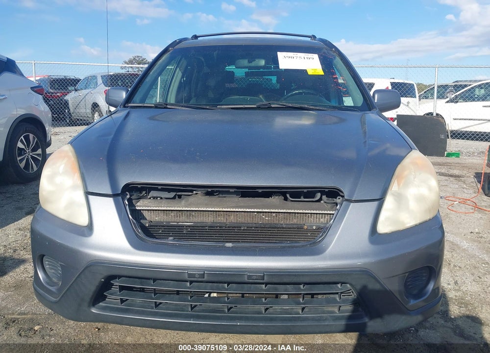 2006 HONDA CR-V SE VIN: SHSRD78996U431124
