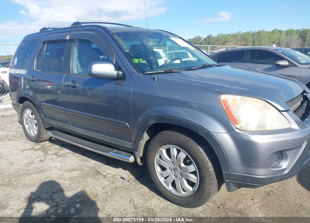 2006 HONDA CR-V SE VIN: SHSRD78996U431124