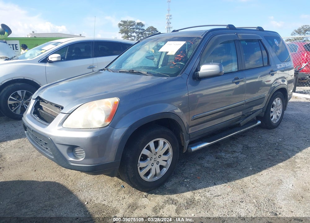 2006 HONDA CR-V SE VIN: SHSRD78996U431124