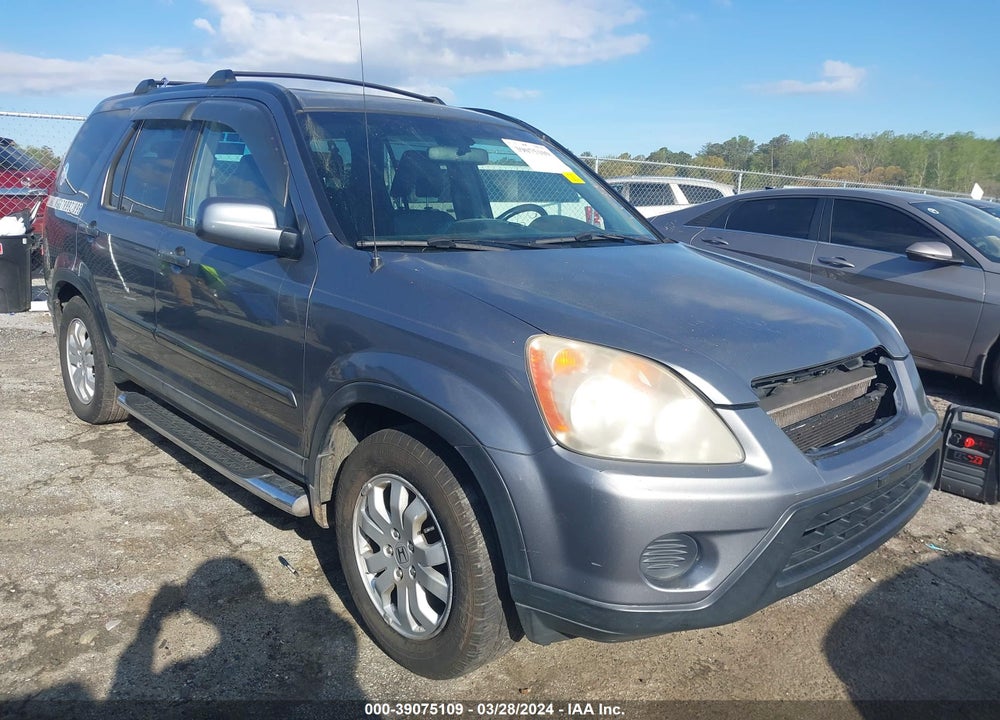 2006 HONDA CR-V SE VIN: SHSRD78996U431124