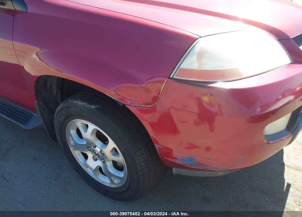 2002 ACURA MDX VIN: 2HNYD18612H536714