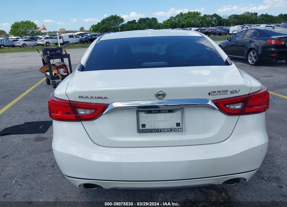 2017 NISSAN MAXIMA 3.5 SV VIN: 1N4AA6AP7HC395200