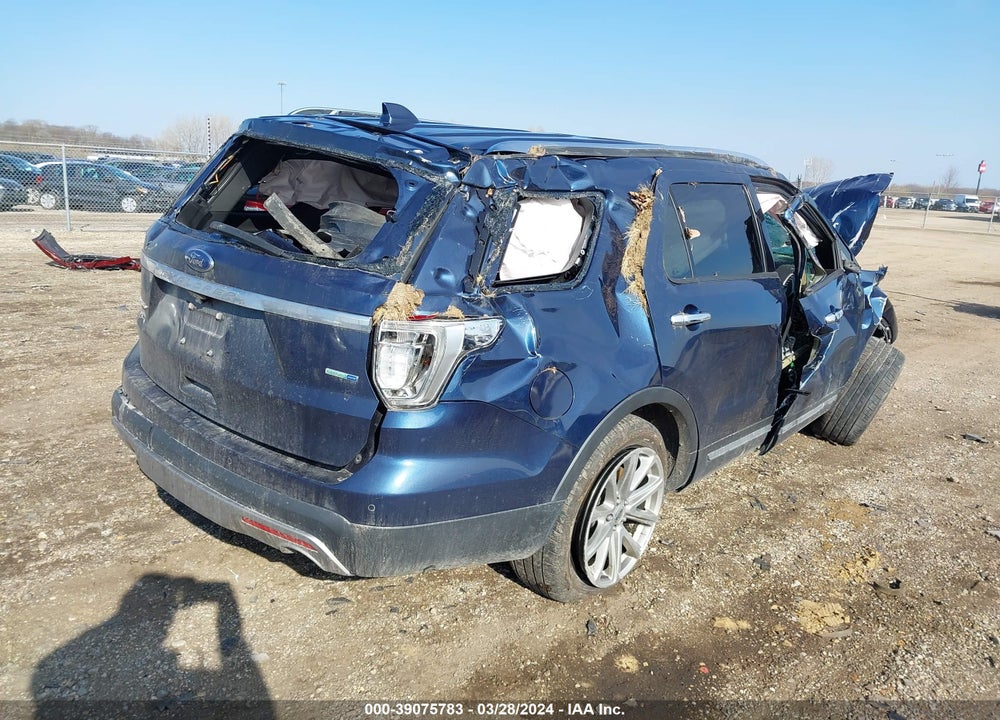 2016 FORD EXPLORER LIMITED VIN: 1FM5K8F80GGC89874