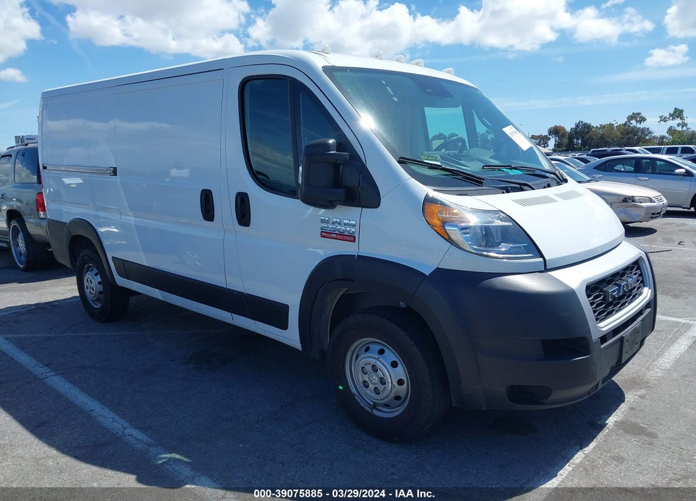 2022 RAM PROMASTER 2500 LOW ROOF 136 WB VIN: 3C6LRVVG5NE121103