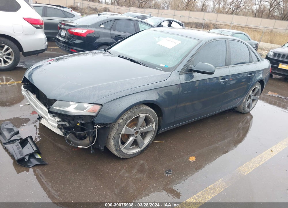 2011 AUDI A4 2.0T PREMIUM VIN: WAUBFAFL9BN032673