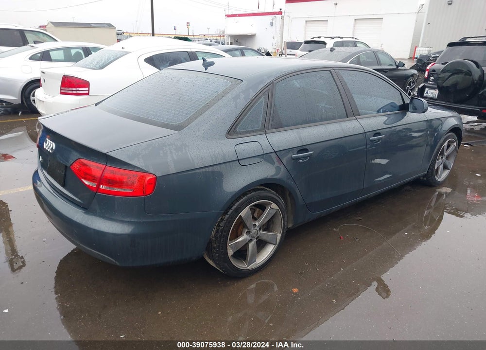2011 AUDI A4 2.0T PREMIUM VIN: WAUBFAFL9BN032673