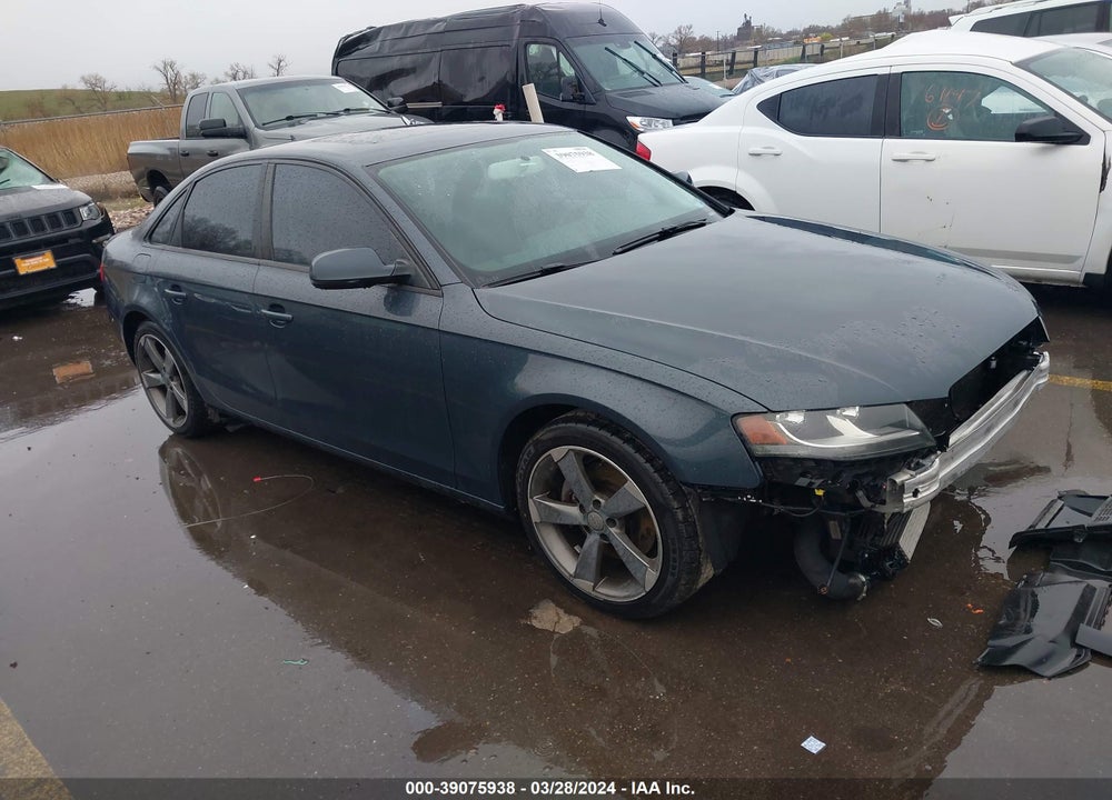 2011 AUDI A4 2.0T PREMIUM VIN: WAUBFAFL9BN032673