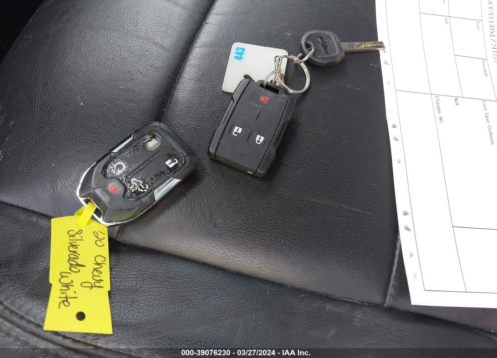 2020 CHEVROLET SILVERADO 1500 VIN: 1GCUYEEDXLZ243737