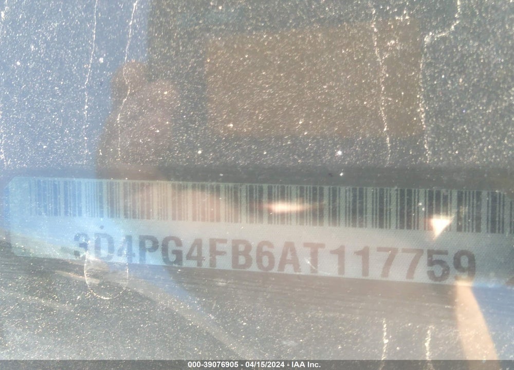 2010 DODGE JOURNEY SE VIN: 3D4PG4FB6AT117759