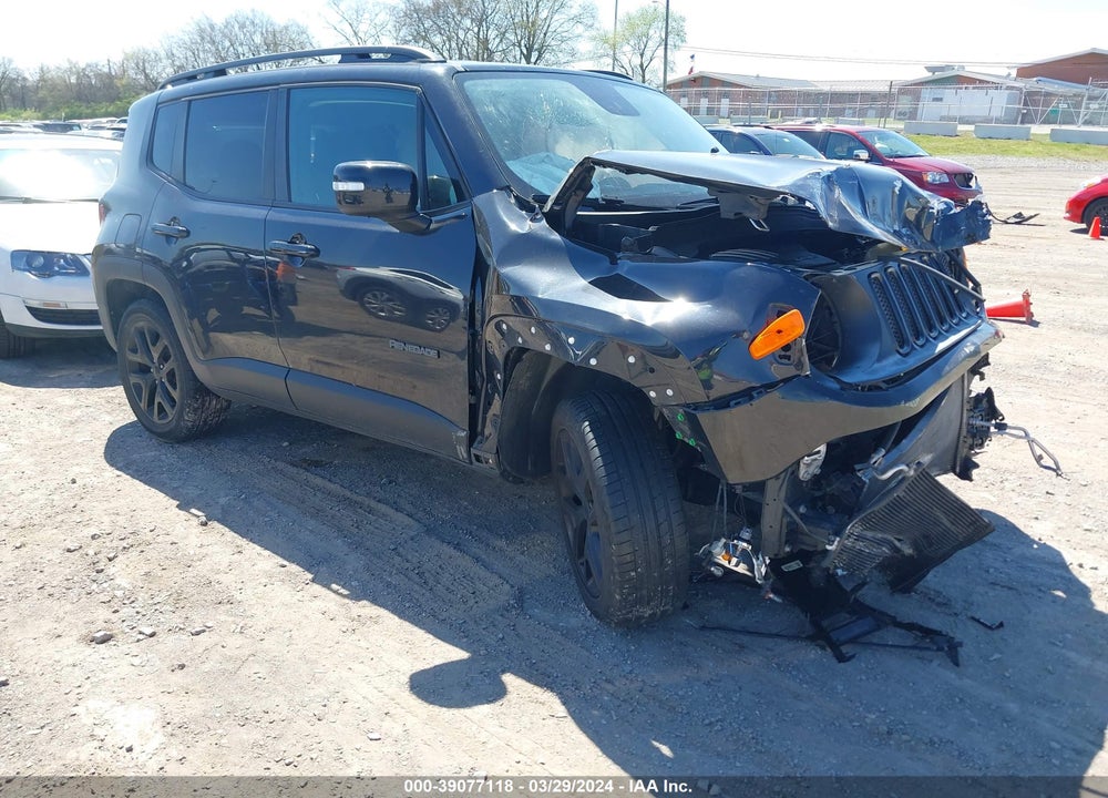 2016 JEEP RENEGADE JUSTICE VIN: ZACCJBBT0GPD07329