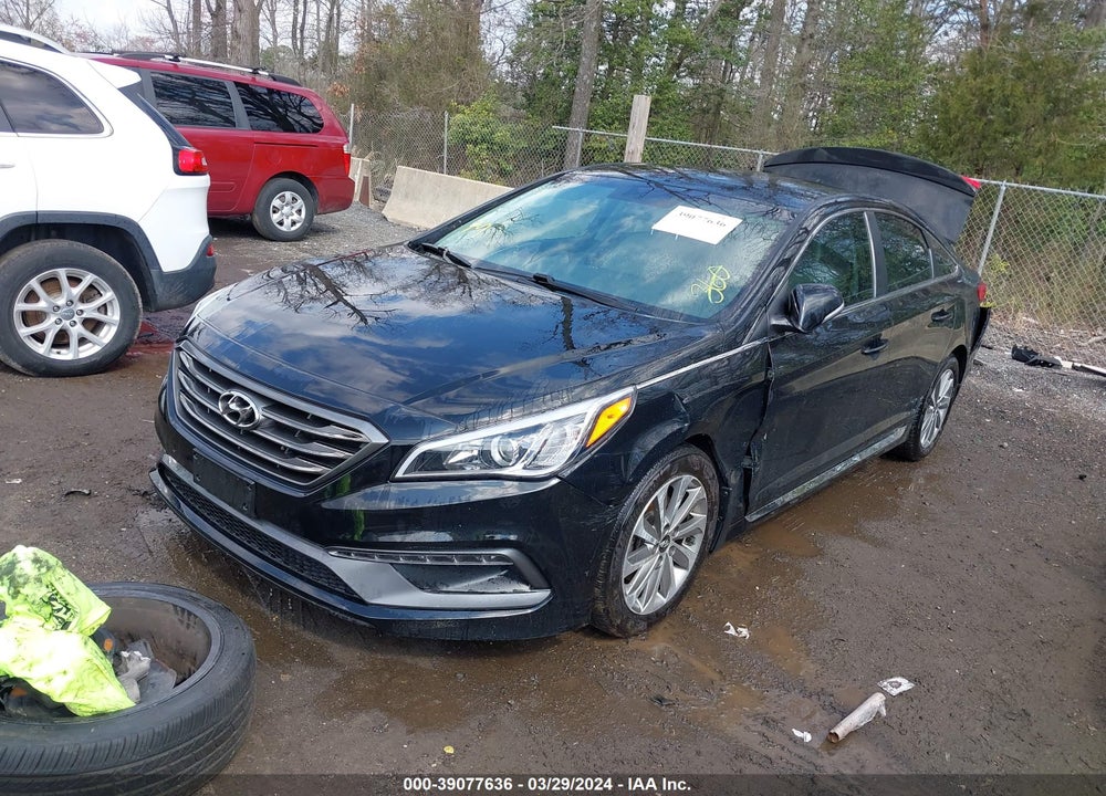 2016 HYUNDAI SONATA SPORT VIN: 5NPE34AF5GH289378
