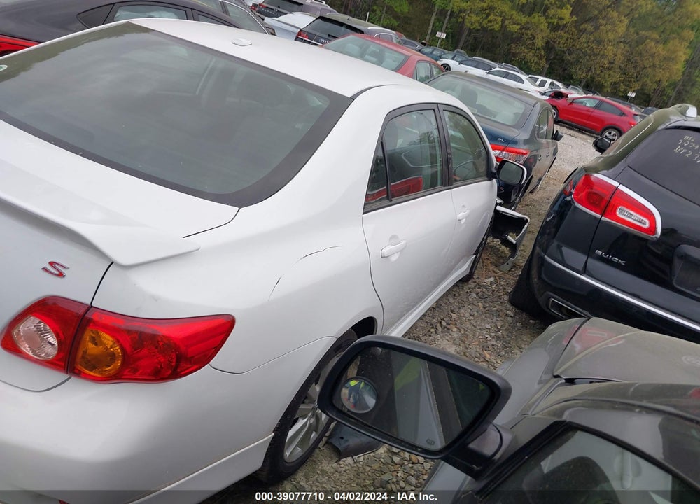 2009 TOYOTA COROLLA S VIN: 2T1BU40EX9C155125