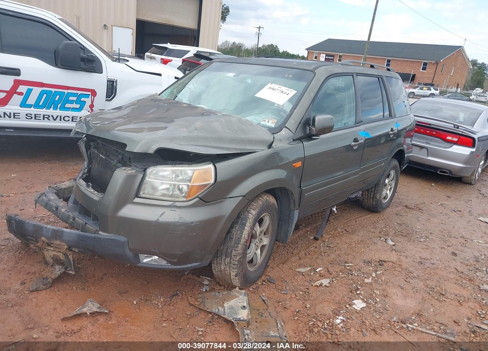 2006 HONDA PILOT EX-L VIN: 5FNYF18536B026786