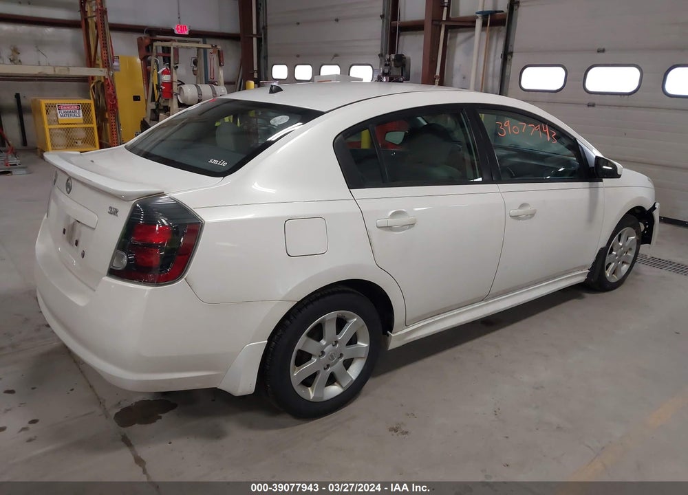 2012 NISSAN SENTRA 2.0 SR VIN: 3N1AB6APXCL702639