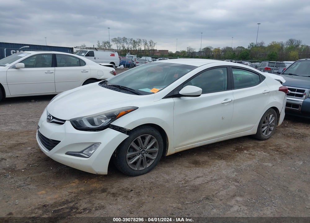 2014 HYUNDAI ELANTRA SE VIN: 5NPDH4AE3EH481819