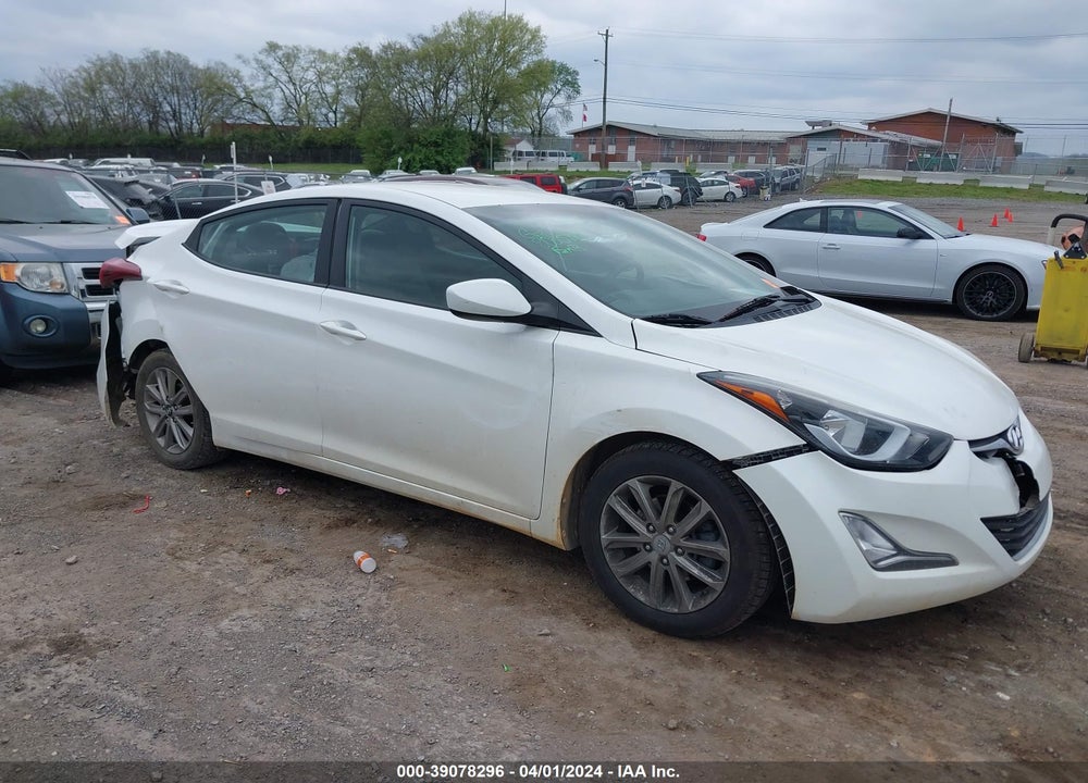 2014 HYUNDAI ELANTRA SE VIN: 5NPDH4AE3EH481819